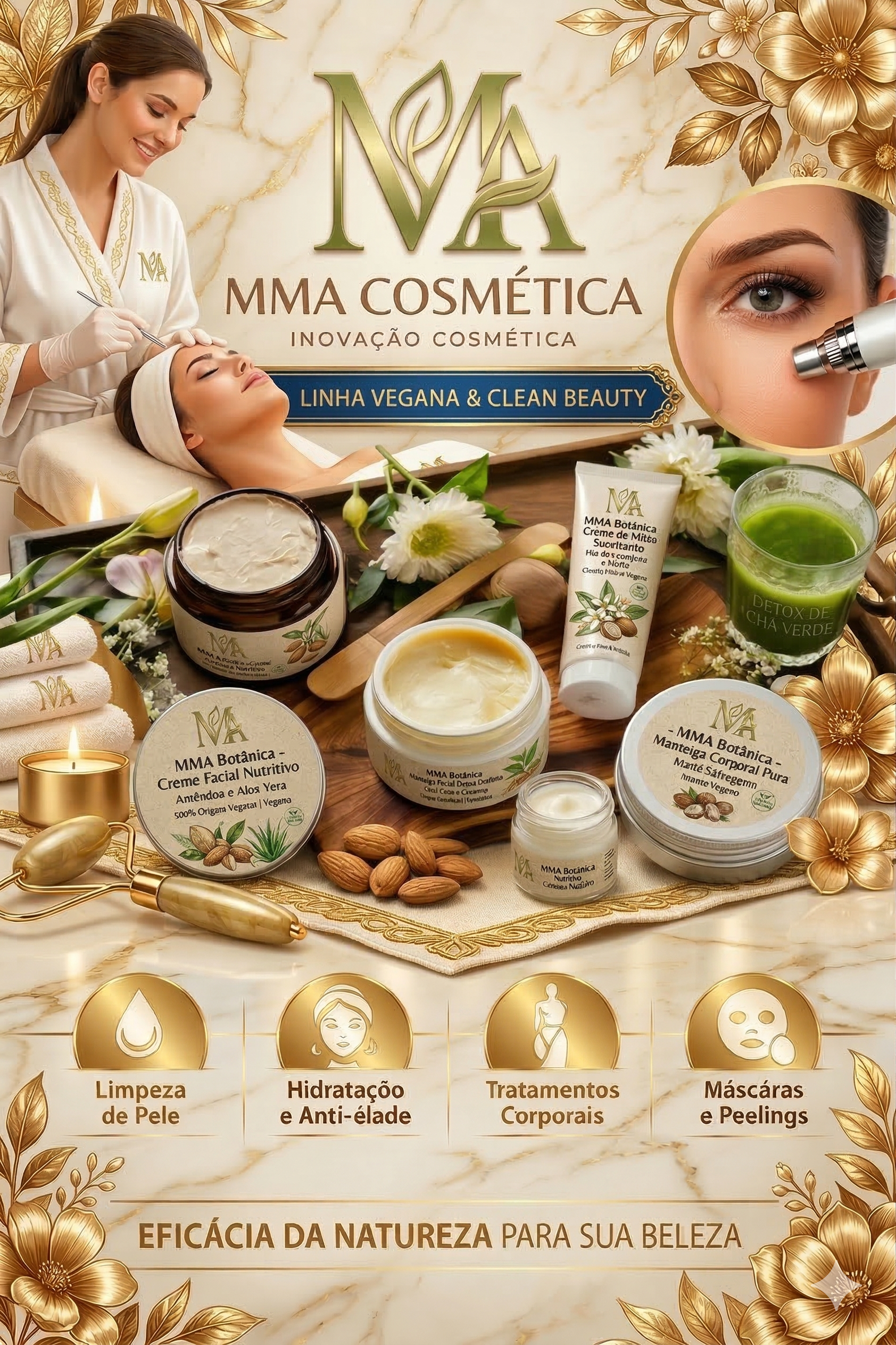 Produtos da Linha Botânica e Alta Performance